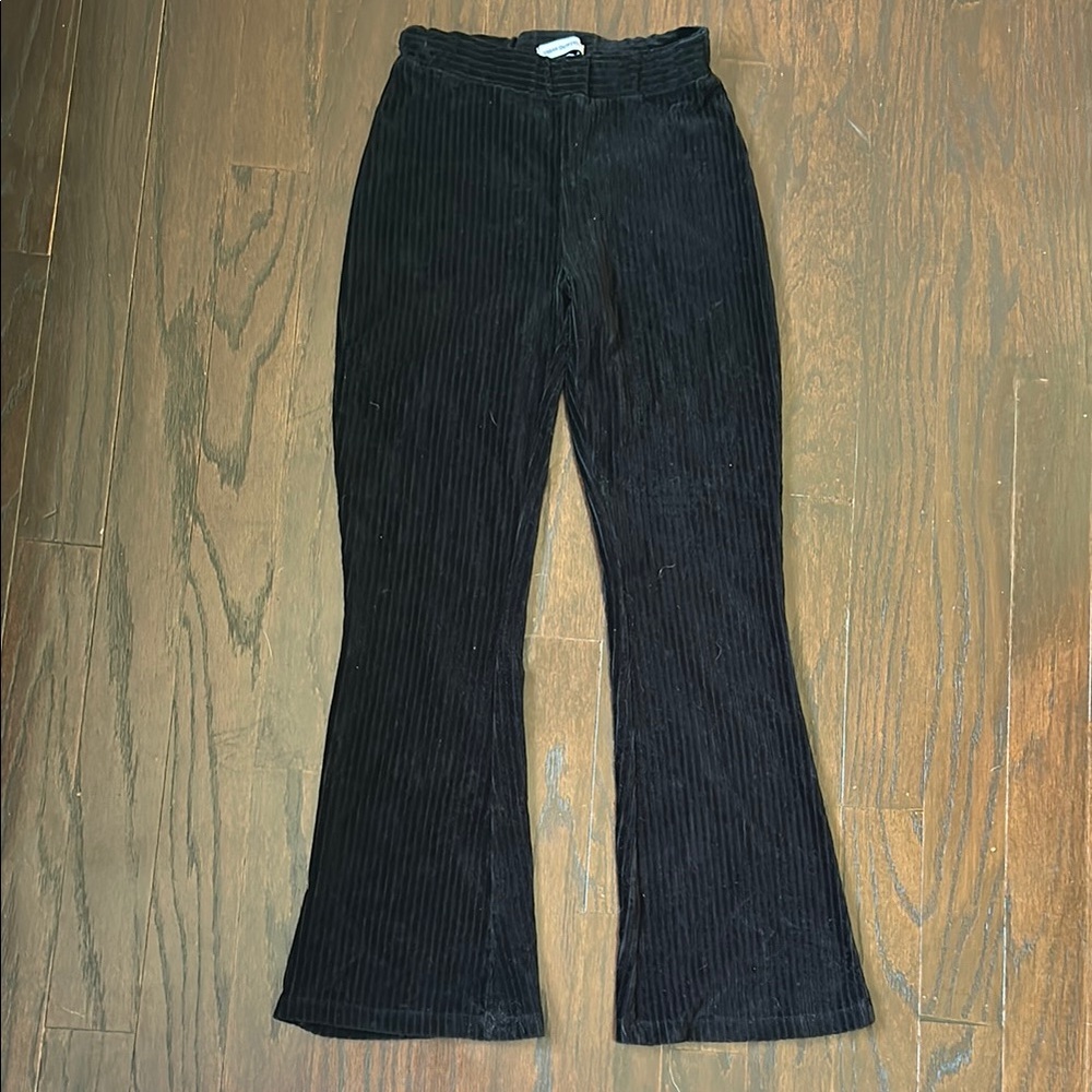 Urban Outfitters Black Corduroy Trousers